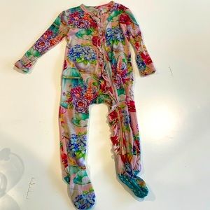 Posh Peanut Ruffle Footie Pajamas